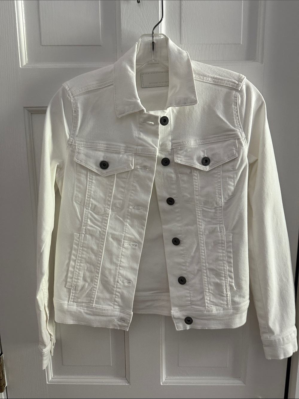 Articles of Society white XS denim jacket NWOT never worn